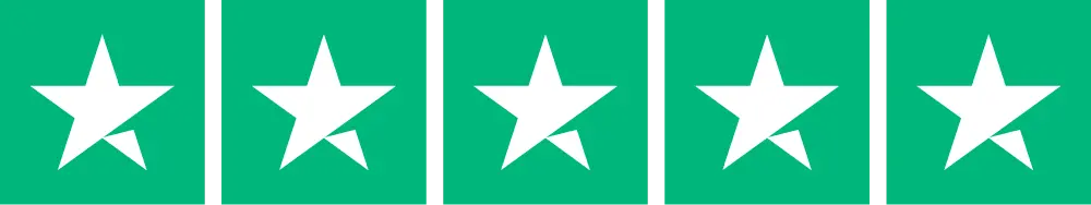 5 star Trustpilot rating